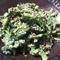 クックGP3A41☆'s cooksnap of when they made つみ菜でマヨしょうゆ和え.