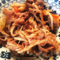 ♪けたはび☆'s cooksnap of when they made 牛コマで❀出汁が効いたすき焼き風炒め煮.