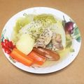 ペロリ55's cooksnap of when they made 春キャベツと鶏肉のポトフ♪.