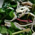 一期一代's cooksnap of when they made サラダほうれん草とウインナーのサラダ.