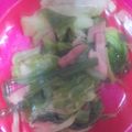 パープルスター☆'s cooksnap of when they made 麺つゆだけ⁈キャベツとベーコン炒め煮.