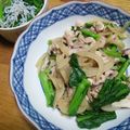 akie33's cooksnap of when they made 春待ち！菜の花入り豚の生姜焼き♬*゜.