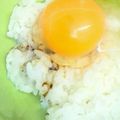 にこちゃん111's cooksnap of when they made ウマイ！胡麻油と卵かけご飯.