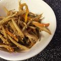 kumoyou's cooksnap of when they made 簡単☆甘くて美味しいきんぴら!!!.