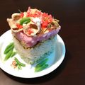 ユウサカ's cooksnap of when they made ひな祭りに♡三色デコちらし寿司.