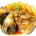 りもにうむ's cooksnap of when they made ぶりのアラでぶり大根♪.