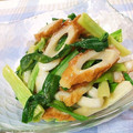 kuu汰's cooksnap of when they made 身近な素材で　わけぎとちくわのぬた和え.