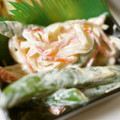 かすてら１２'s cooksnap of when they made お弁当用☆いんげんとカニカマ.