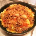 chapatty's cooksnap of when they made 簡単すき焼き卵★春キャベツとトマト新玉.