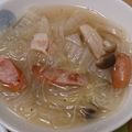 matsutama's cooksnap of when they made 風邪にも☆ふわふわ卵の 春雨スープ.