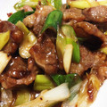 おってぃ＊mama's cooksnap of when they made 牛肉と白ネギのオイスターソース炒め.