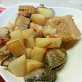 dada0001's cooksnap of when they made ポルトガルの★豚肉とあさりの炒め物★.