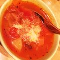 OKing's cooksnap of when they made 高圧力鍋でミネストローネ❤️.