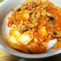 さなぽｎ's cooksnap of when they made おいしくて止まらなくなる豚キムチ.
