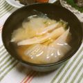 快くん's cooksnap of when they made 筍と白菜のお味噌汁.