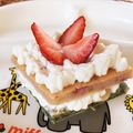 aya☆moko's cooksnap of when they made 離乳食☆ひな祭りケーキ☆.