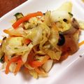 あんずてぃー☆'s cooksnap of when they made 梅と大葉が香る♪キャベツの浅漬け風サラダ.
