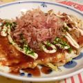 rie-tin's cooksnap of when they made 餅☆もちお好み焼き.