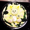 sutona's cooksnap of when they made うさぎさんのイースターマカロニグラタン.