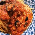ひい（＾ν＾）'s cooksnap of when they made ツナとオリーブのパスタ（イタリア）.