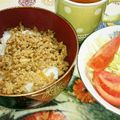 taminobu's cooksnap of when they made 簡単常備菜☆ご飯のお供に鶏そぼろ☆.