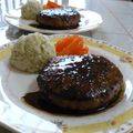 nasubeam's cooksnap of when they made ハンバーグ✿バター醤油ソース.