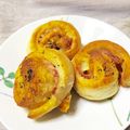 pooko132's cooksnap of when they made 手軽にハムマヨチーズパン.