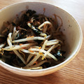 くまくま23's cooksnap of when they made モヤシの磯の香り炒め＊あみえびと海苔.