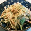 boo♪'s cooksnap of when they made 牛蒡、人参、水菜のサラダ　デパチカ風.