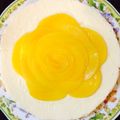 cook＊'s cooksnap of when they made 簡単！薔薇の黄桃ゼリーケーキ.