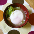 sumirenore's cooksnap of when they made 簡単　レタスと卵のお味噌汁.