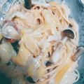 まぇち's cooksnap of when they made キャベツとベーコンのクリームパスタ.