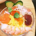 ハートキラリン's cooksnap of when they made 今日ちょっと贅沢しませんか？カップ寿司♡.