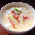 みそゆうき's cooksnap of when they made 酒かす雑炊☆白味噌仕立て～柚子胡椒風味.
