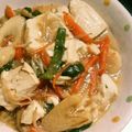 まゆみにー27's cooksnap of when they made お豆腐と鶏むね肉のさっぱり生姜中華風煮♪.