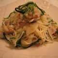 ちゃんみる's cooksnap of when they made ぶた肉と冷麦のにんにく炒め.