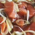 マイミライ's cooksnap of when they made サーモン漬け.