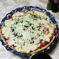ゆうまみー☆'s cooksnap of when they made 発酵無しフライパンで作る家庭のミニピザ.