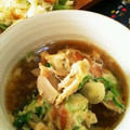 たまさぶろうの部屋's cooksnap of when they made ボリュームUP☆うなぎと牛蒡の卵とじ.