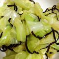 ＊pinopino＊'s cooksnap of when they made 超簡単!!キャベツの塩昆布和え.