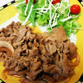 クックRIFISL☆'s cooksnap of when they made 焼肉のたれ+酢で豚の照り焼き.