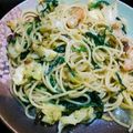 クックJK4MCL☆'s cooksnap of when they made 春キャベツと海老のペペロンチーノ.