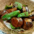 ICCHIE31's cooksnap of when they made 茄子とピーマンのなべしぎ.