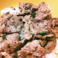 うなづき's cooksnap of when they made 豚肉のねぎ塩ダレ丼.