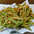 ゆうさんよりさん's cooksnap of when they made 葉ごぼうと人参のかき揚げ.
