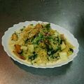 Tolte's cooksnap of when they made ほうれん草とシーフードのクリームパスタ.