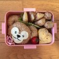 クックTBGQQC☆'s cooksnap of when they made ダッフィー＊キャラ弁.
