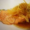 biginjapan's cooksnap of when they made 少ない材料で簡単！サーモンの中華蒸し.