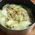 ごにょ's cooksnap of when they made 白菜と豚こまと糸こんにゃくのカレー炒め.
