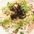 kan♪mama's cooksnap of when they made ハマチの刺身で♪塩昆布カルパッチョ.